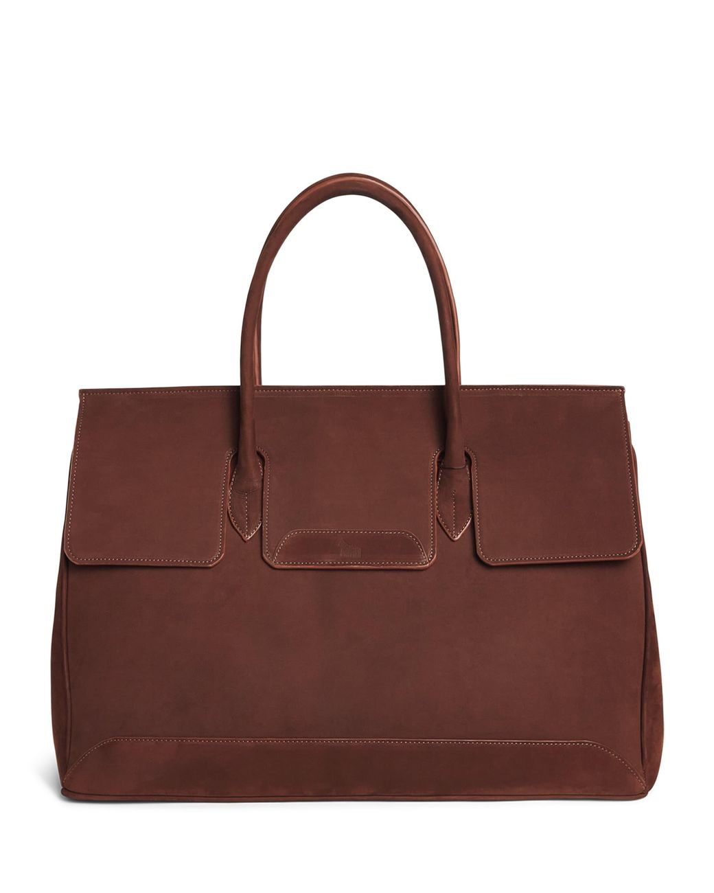 Colombo Brown Suede Holdall Bag for men