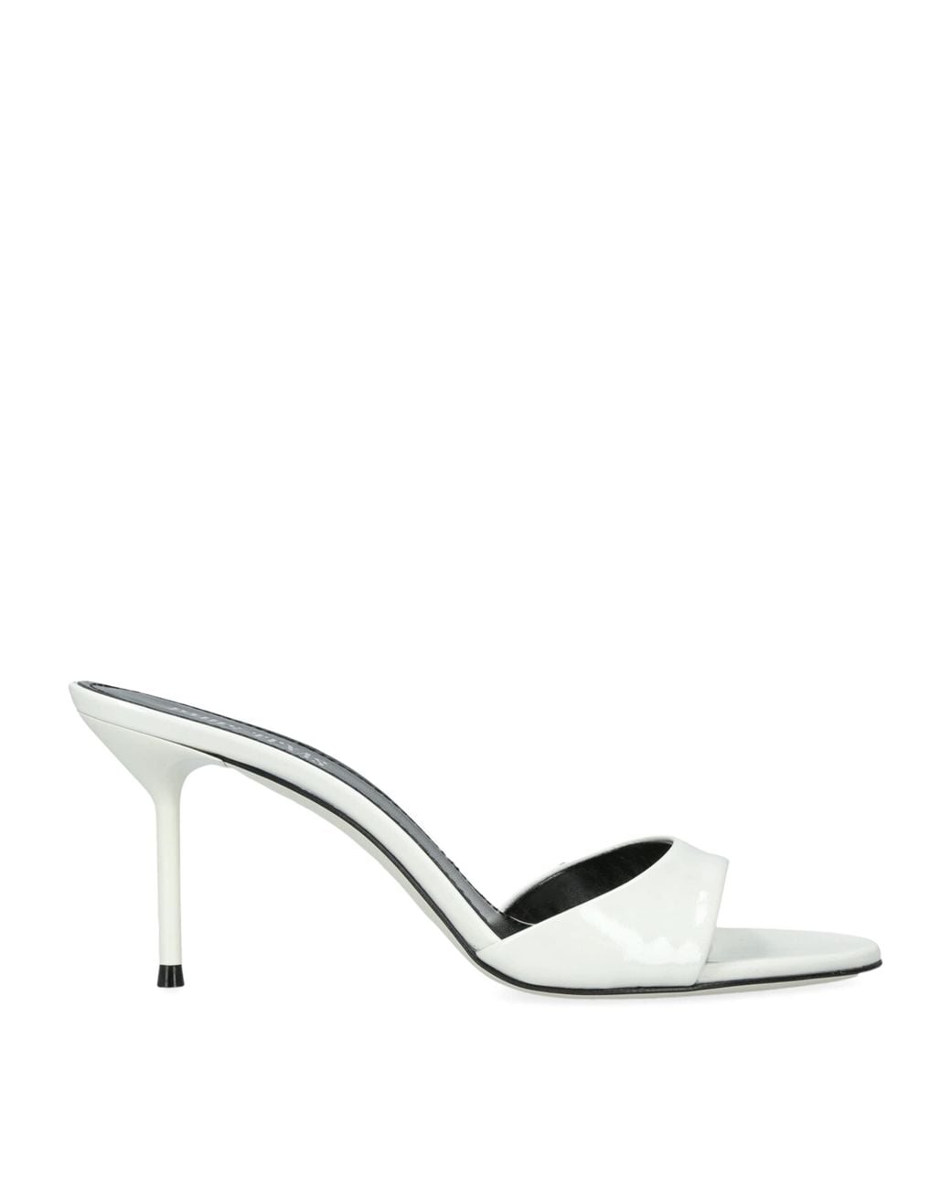 Paris Texas Metallic Patent Leather Lidia Mules 70