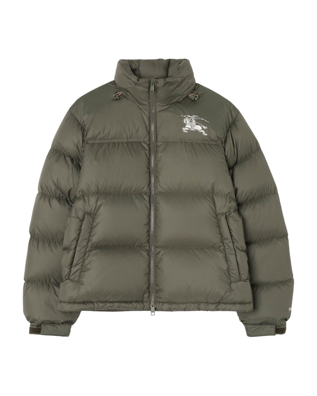 Burberry Green Down Ekd Puffer Jacket for men
