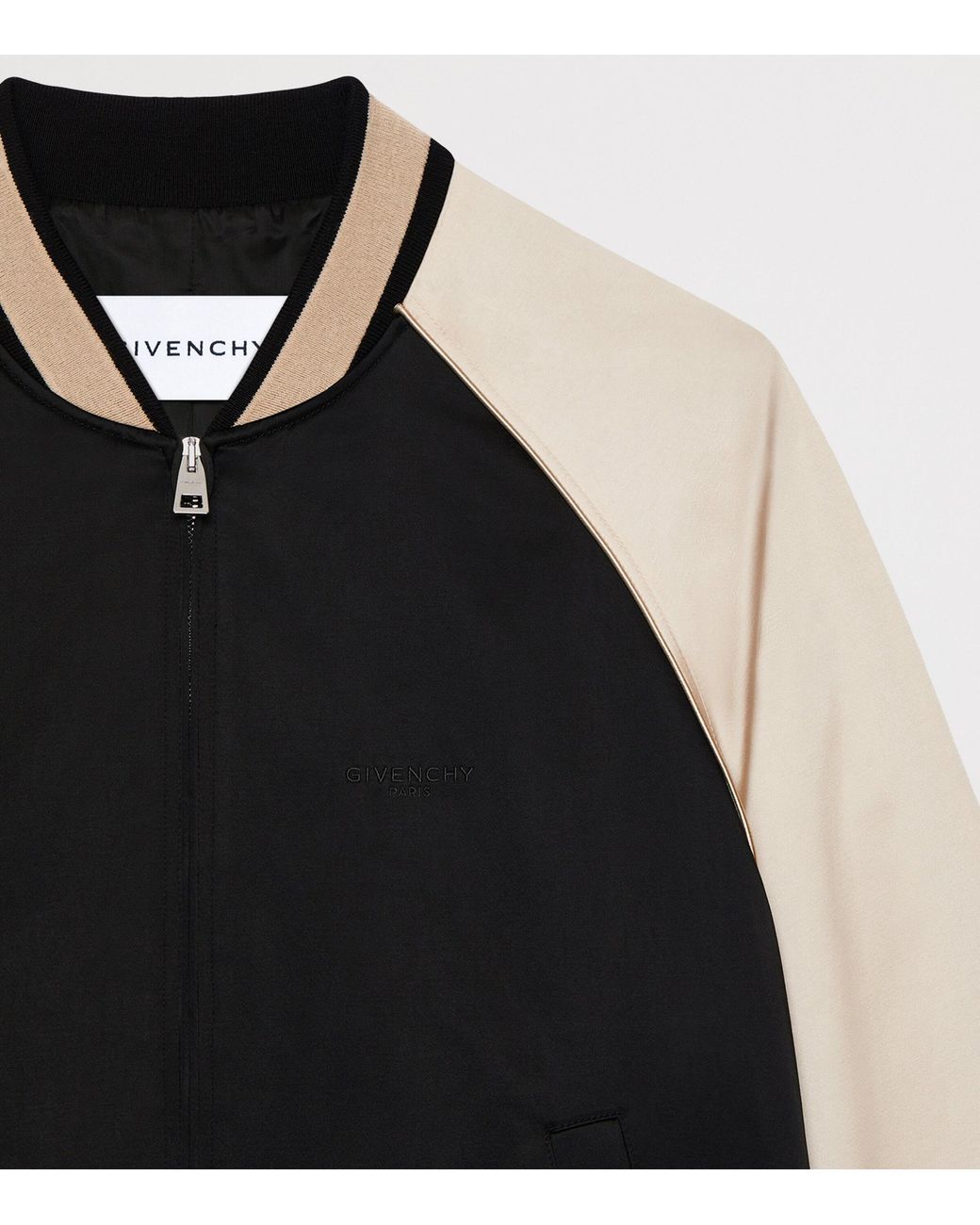 Givenchy Black Logo Bomber Jacket for men