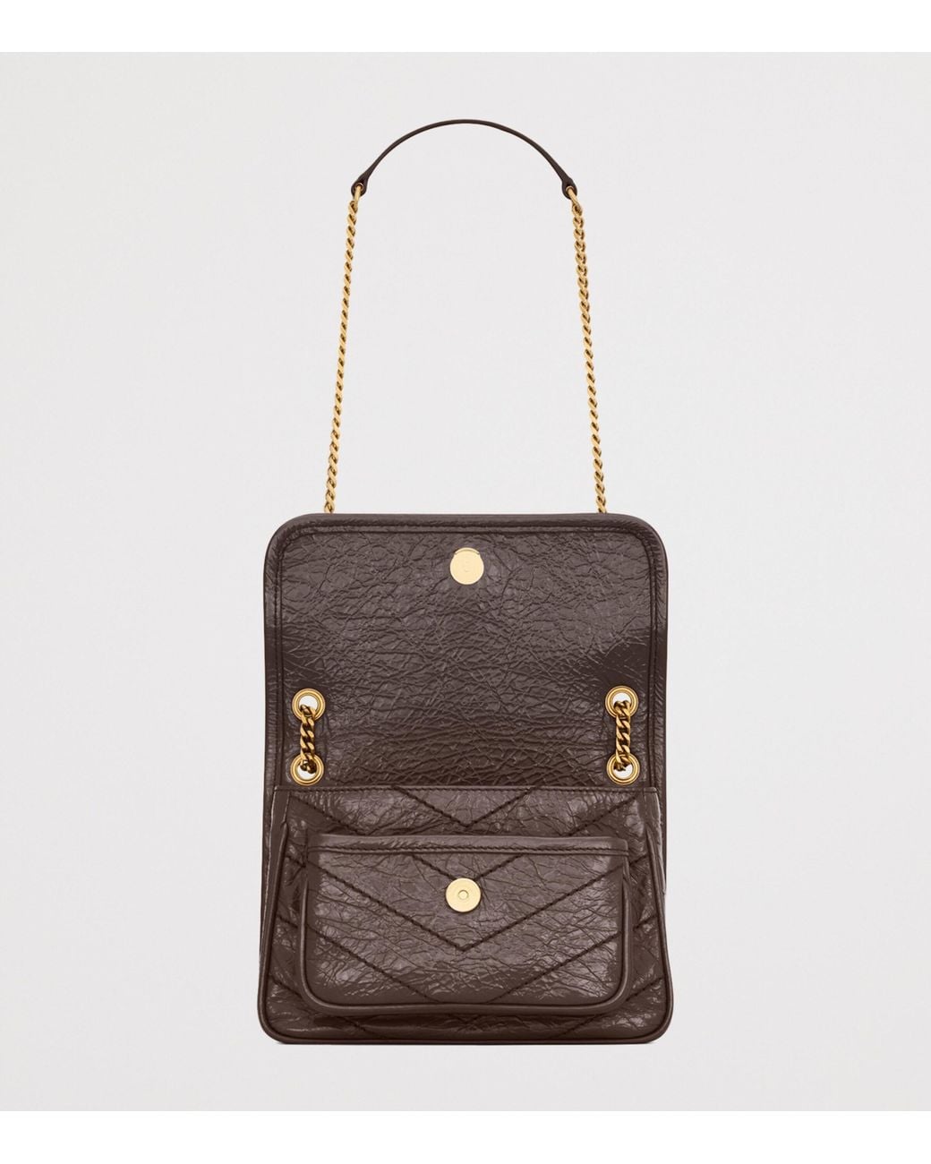 Saint Laurent White Mini Niki Shoulder Bag