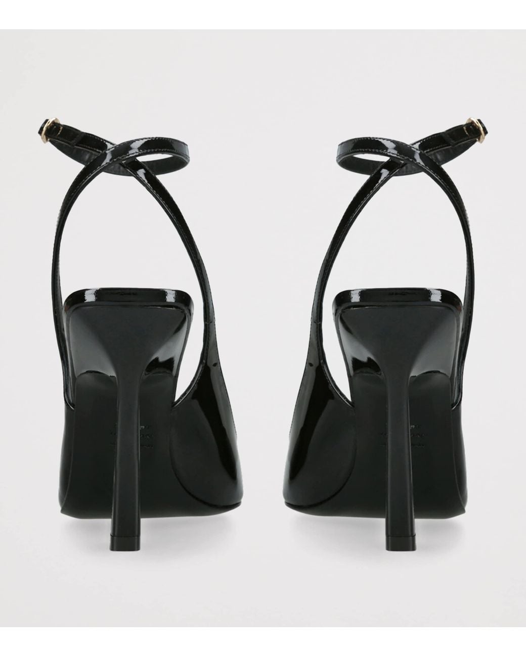 Stuart Weitzman Black Patent Leather Vinnie Pumps 100