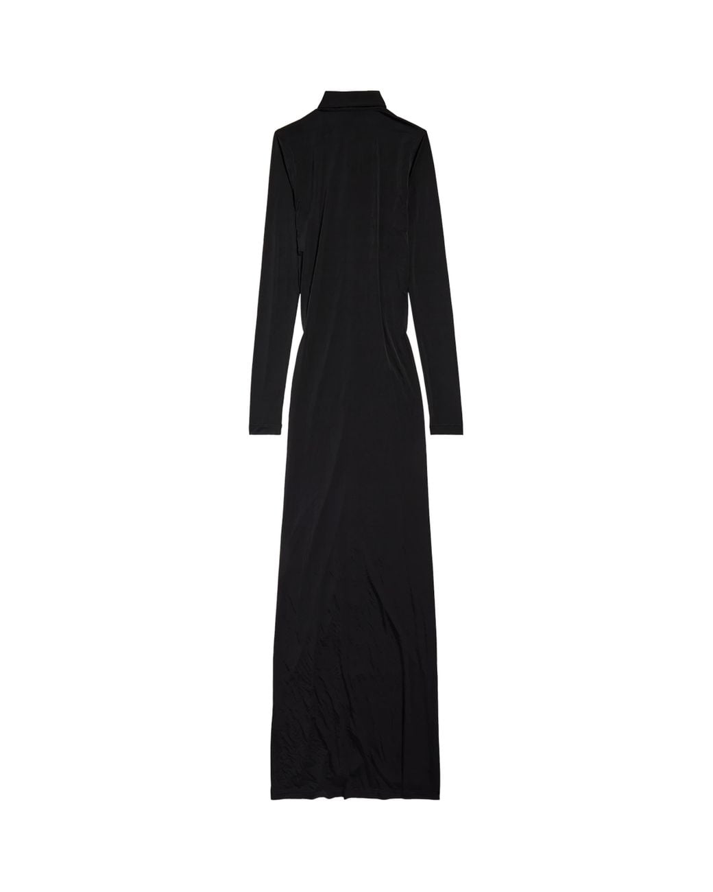 Balenciaga Black Long-Sleeve Maxi Dress