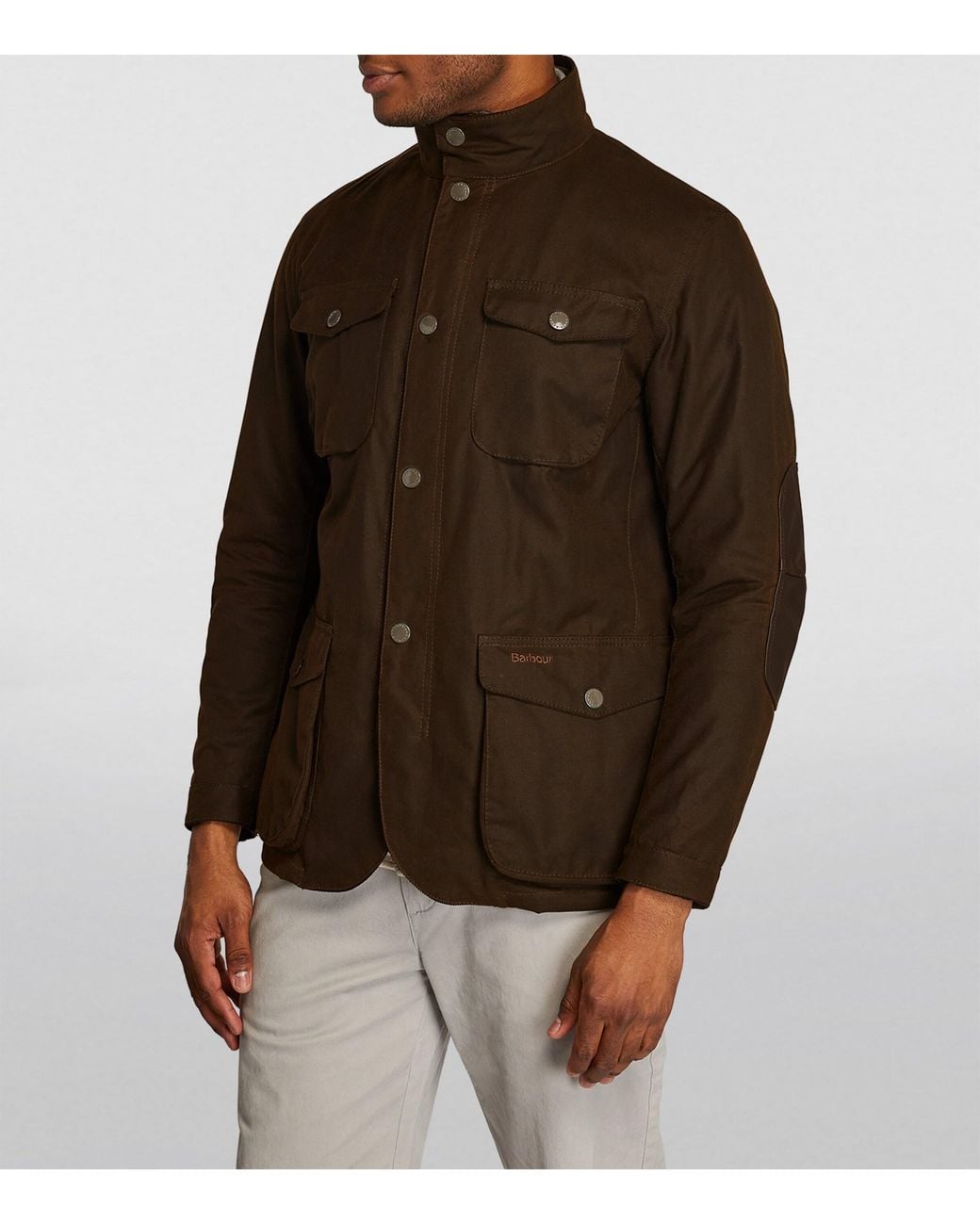 Barbour Brown Ogston Wax Jacket for men