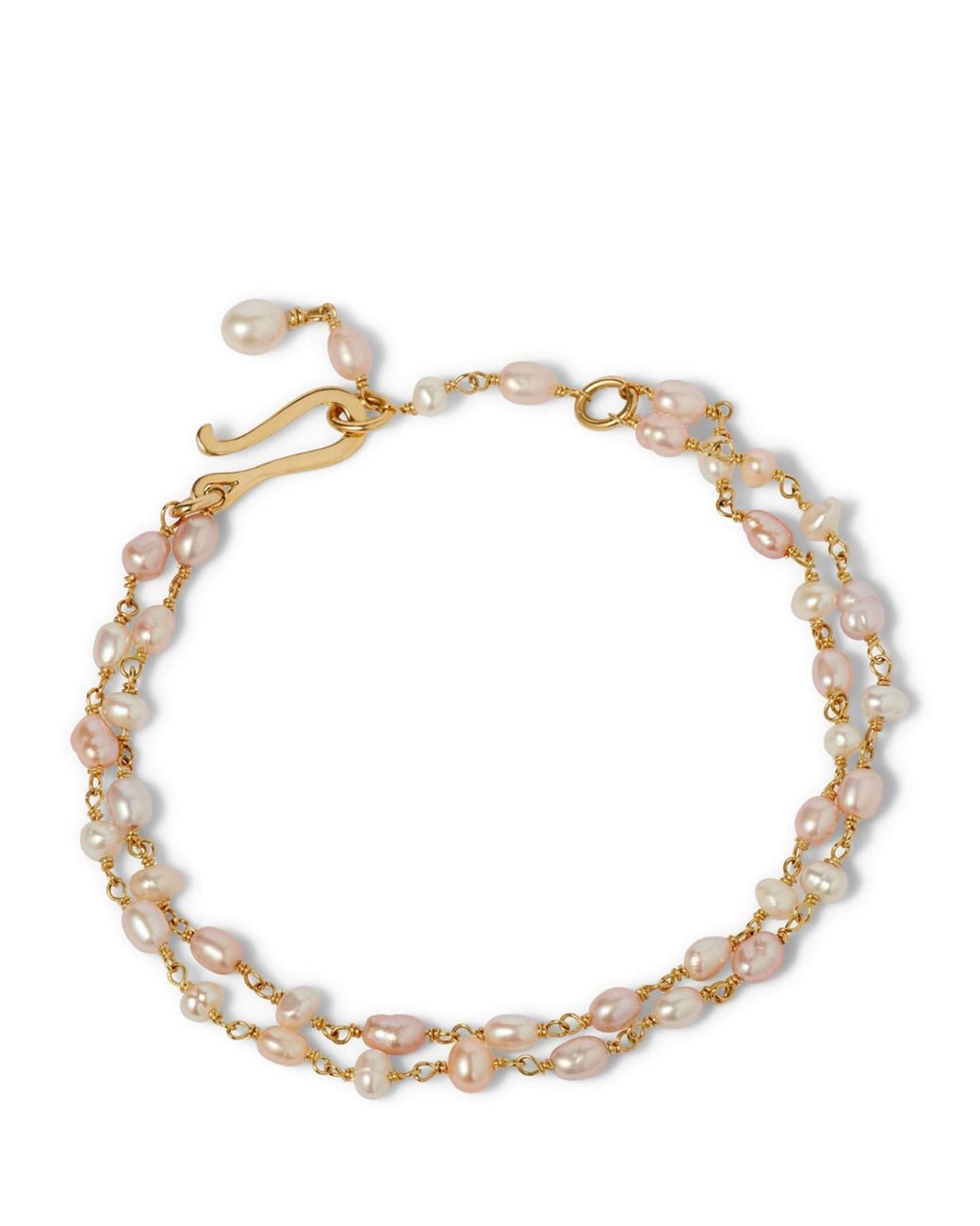 Annoushka Metallic And Seed Pearl Bracelet