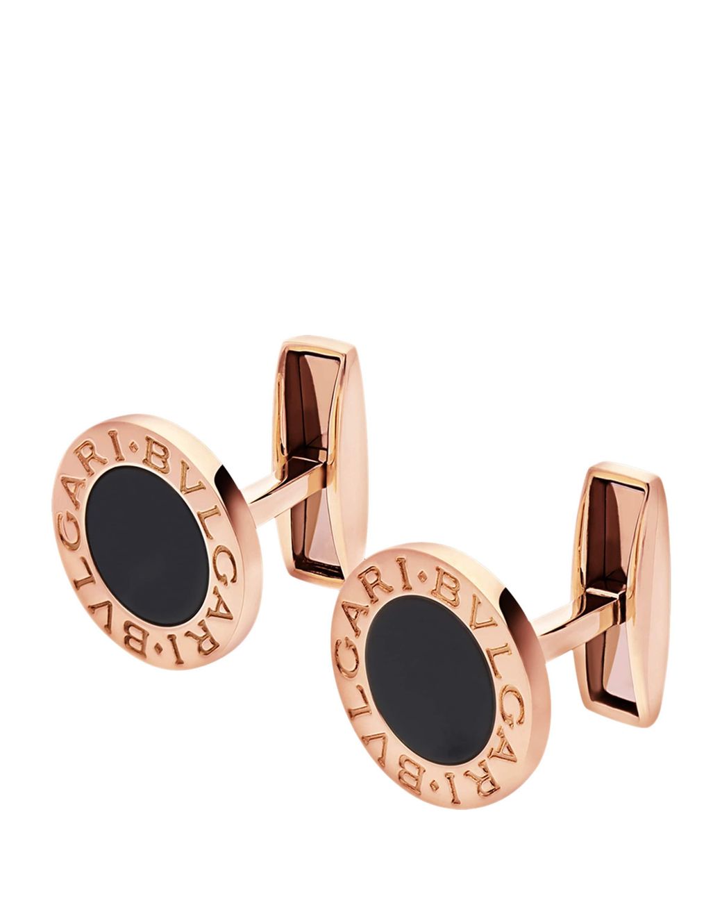 BVLGARI Multicolor And Onyx Cufflinks for men
