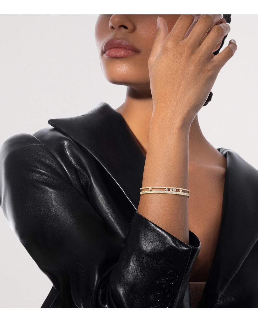 Messika Natural Move Romane And Diamond Pavé Small Bracelet