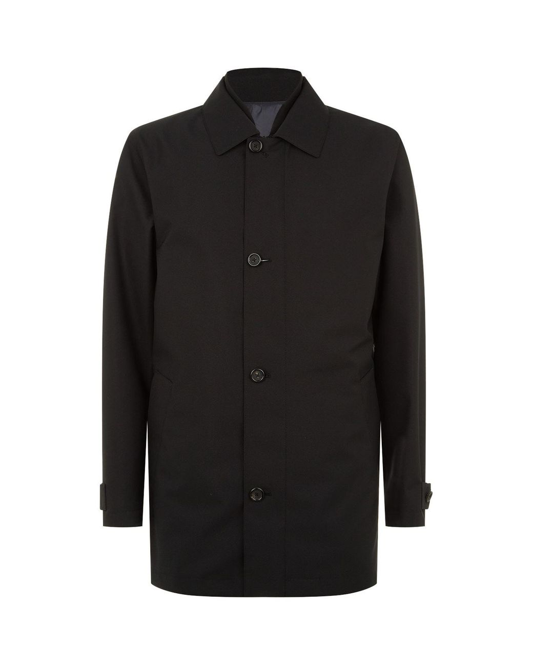 Zegna Microtene 3 In 1 Car Coat in Black for Men | Lyst