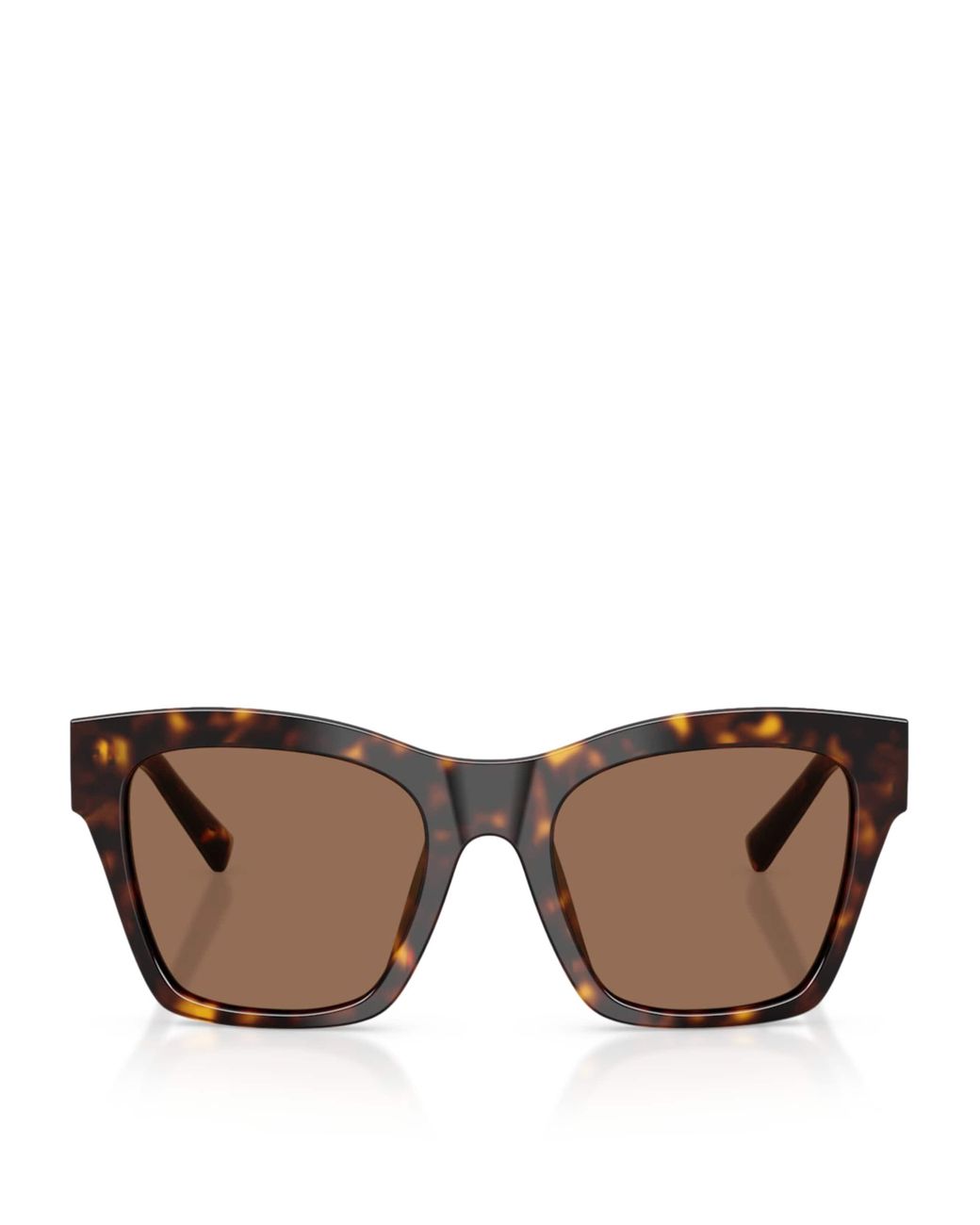 Dolce & Gabbana Brown Tortoiseshell Square Sunglasses