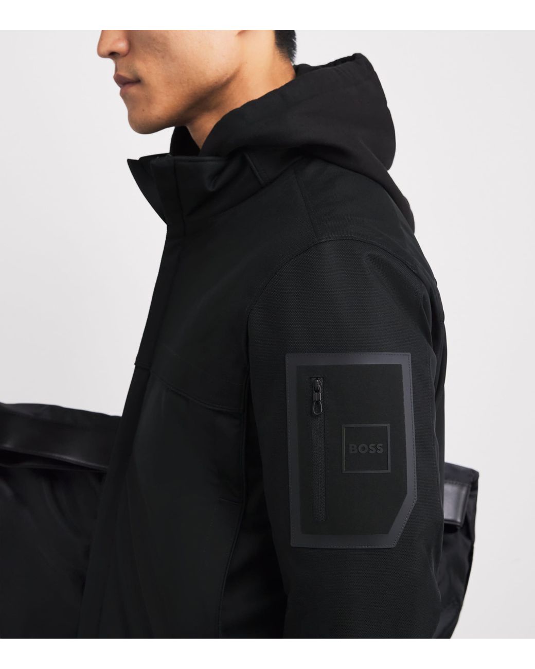 Veste D'extérieur BOSS OW_League Jadon JT Pour Homme - 100% Polyester - Style Décontracté Et Fonctionnel
