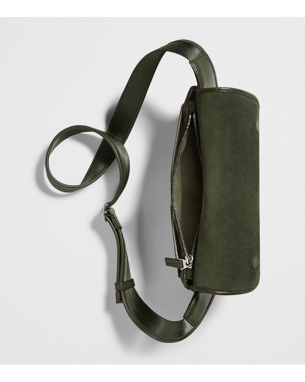 Bottega Veneta Green Leather Veneto Belt Bag for men