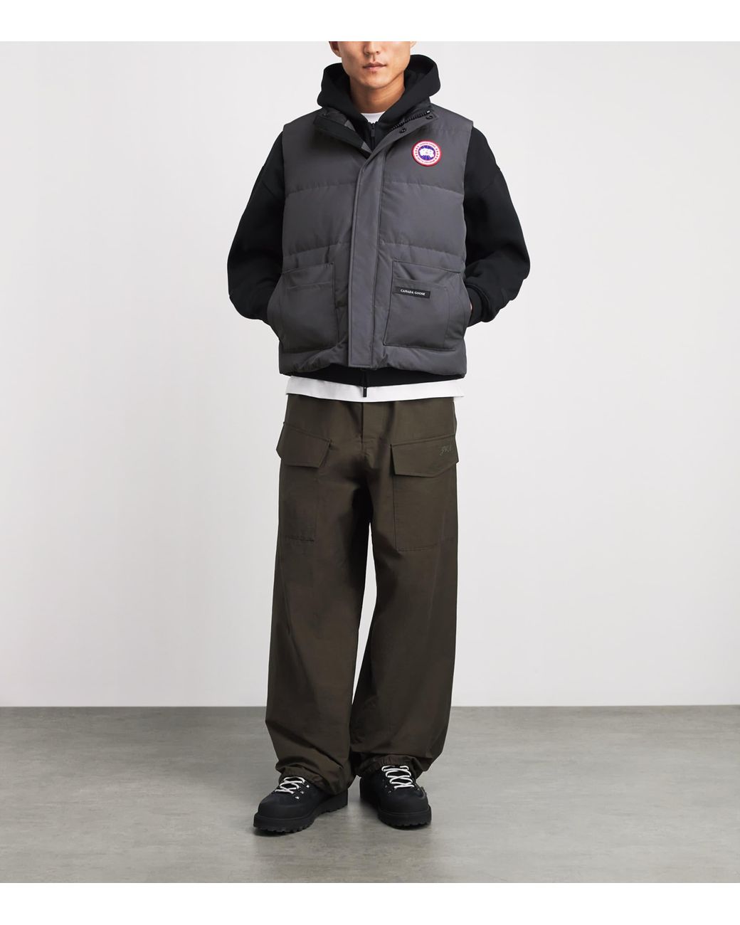 Canada Goose Gray Legacy Freestyle Gilet for men