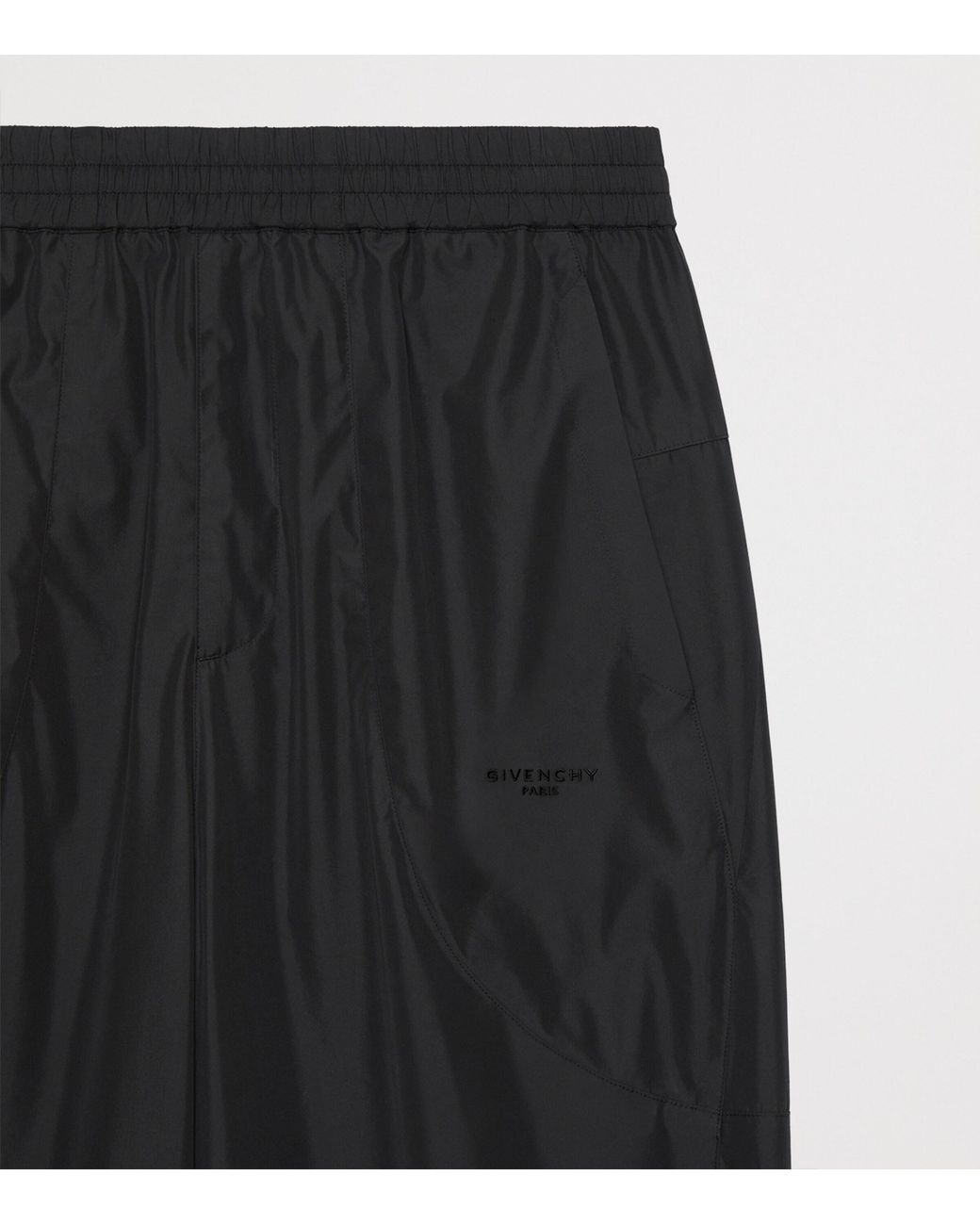 Givenchy Black Technical Wide-Leg Trousers for men