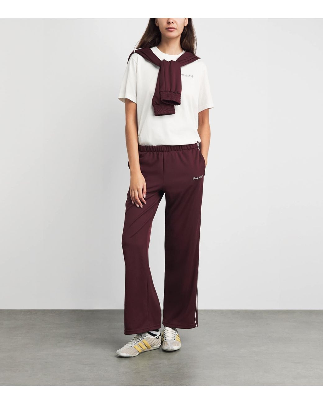 Sporty & Rich White Cotton Syracuse T-Shirt