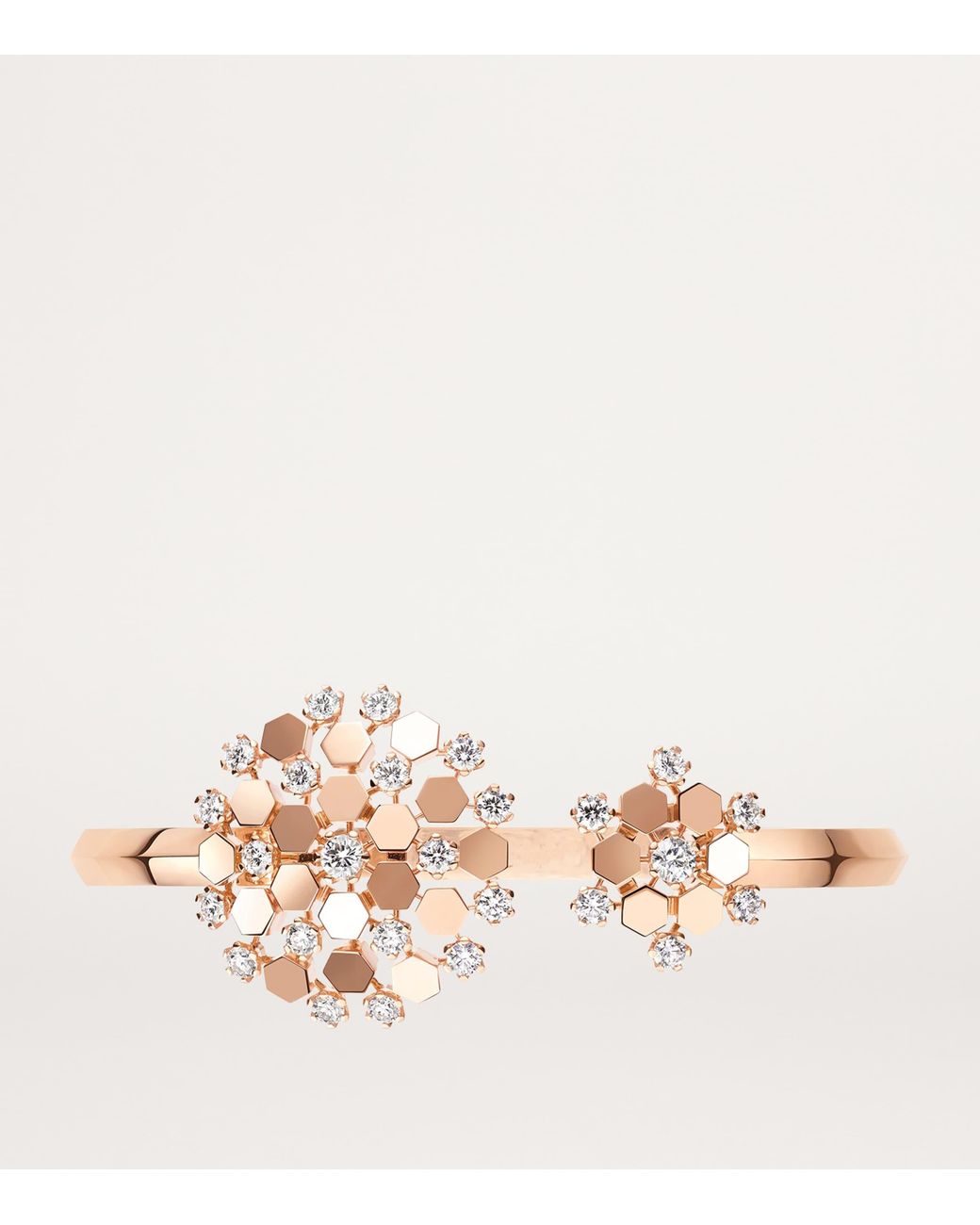 Chaumet White And Diamond Bee De Bangle