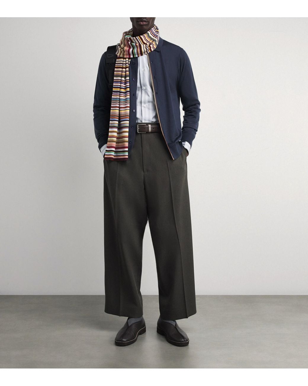 Paul Smith Multicolor Virgin Wool Signature Stripe Scarf for men