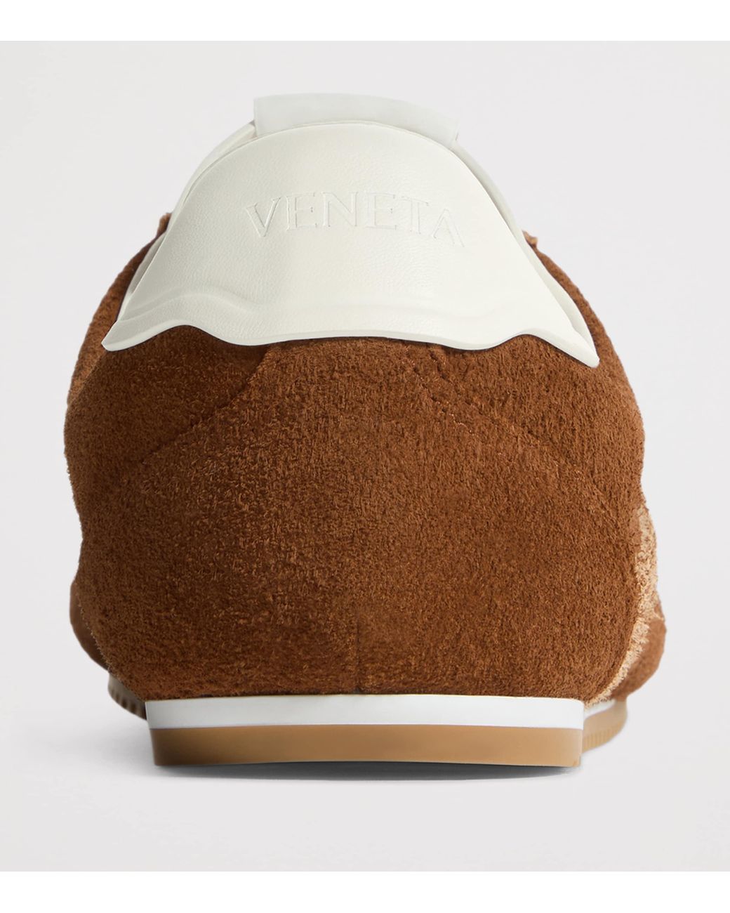 Bottega Veneta Brown Suede Shot Sneakers for men