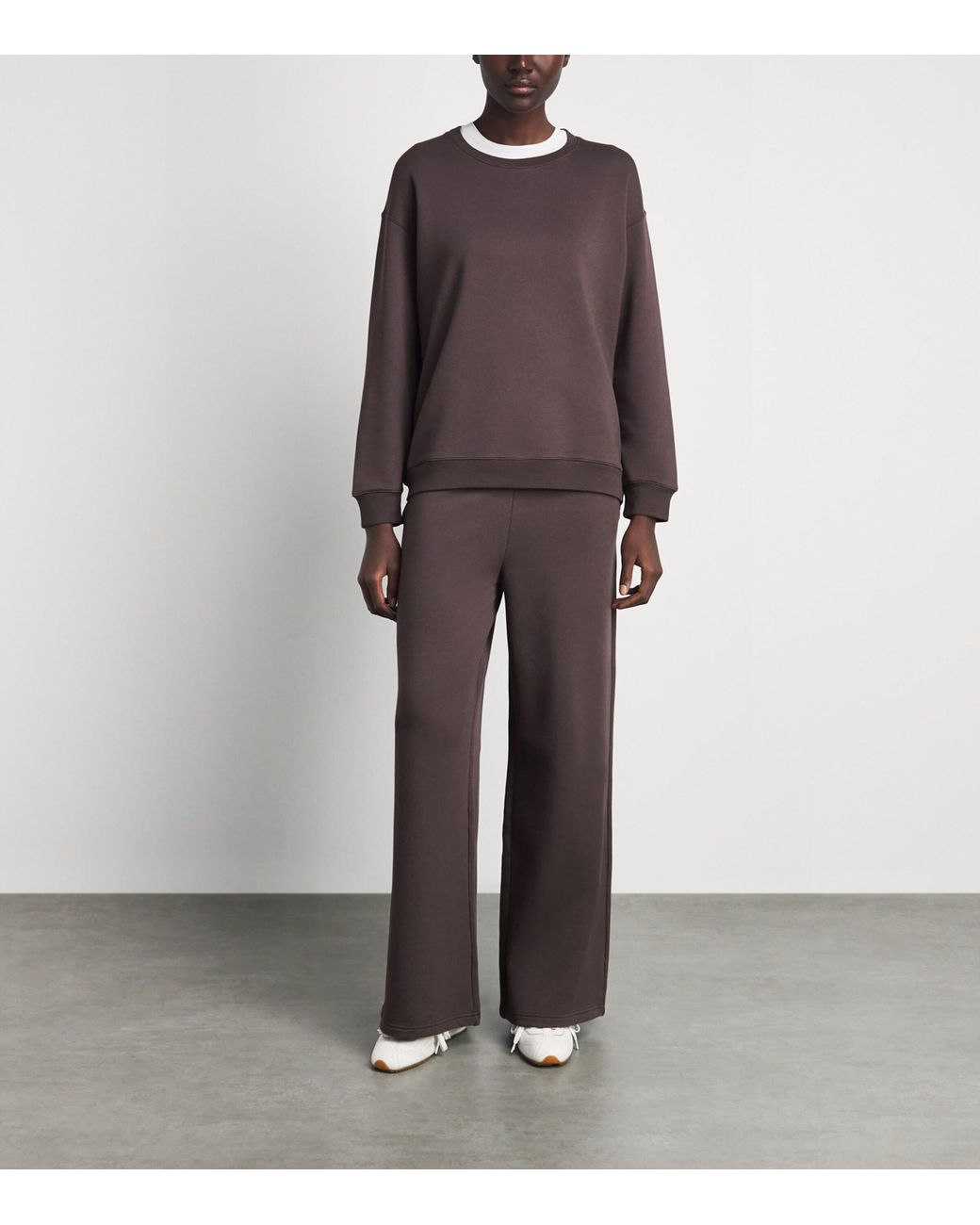 Derek Rose Brown Cotton-Blend Harley Sweatshirt