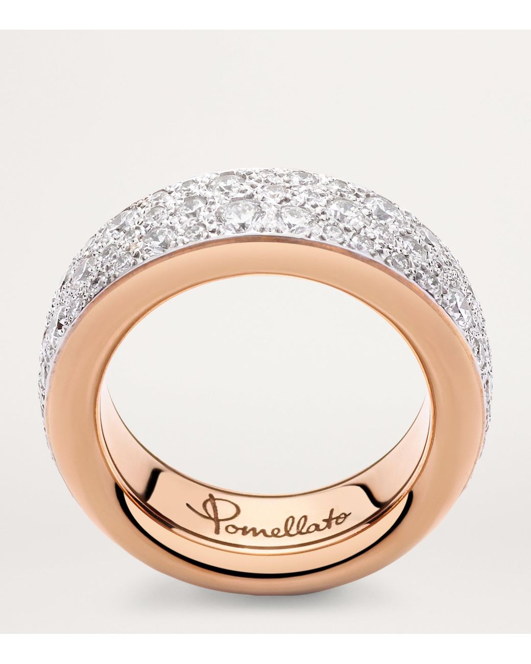 Pomellato Metallic And Diamond Iconica Ring