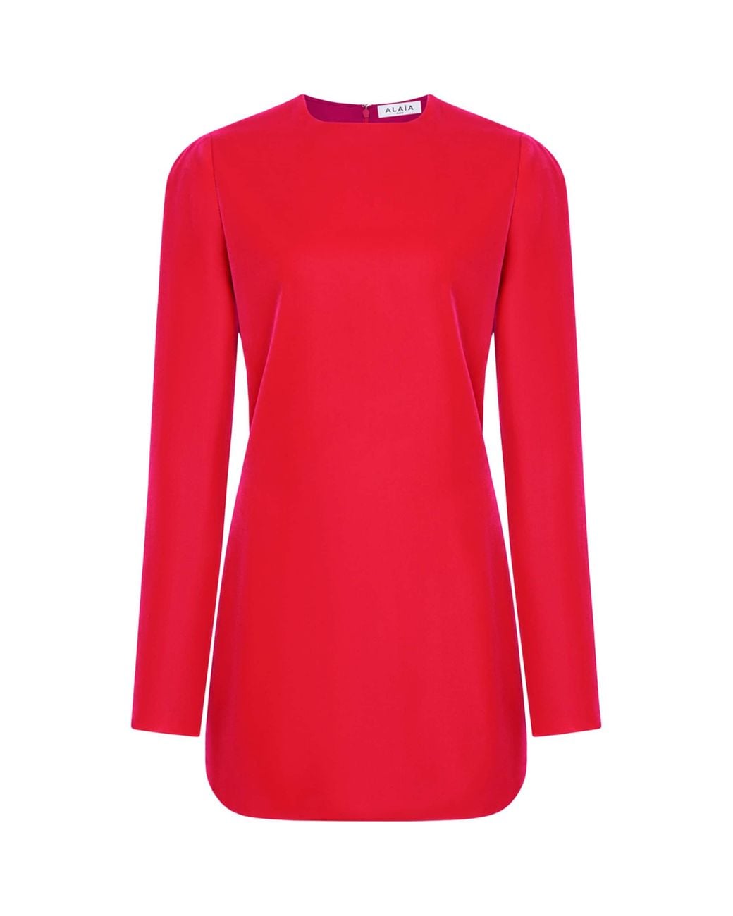 Alaïa Red Velvet Cinched Mini Dress