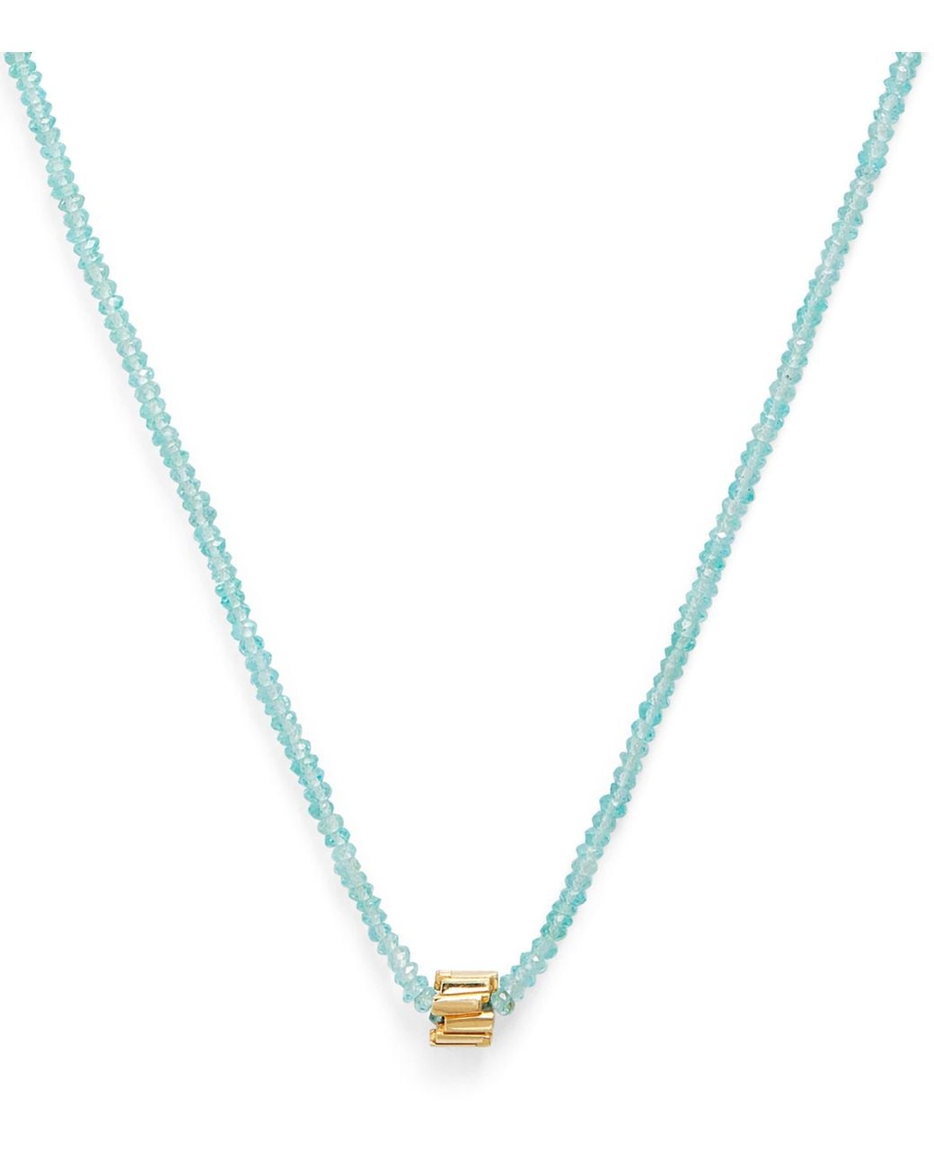 Suzanne Kalan Metallic And Apatite Infinite Beaded Necklace