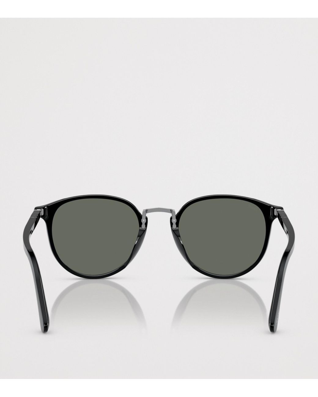 Persol Gray Acetate Rounded Square Sunglasses for men