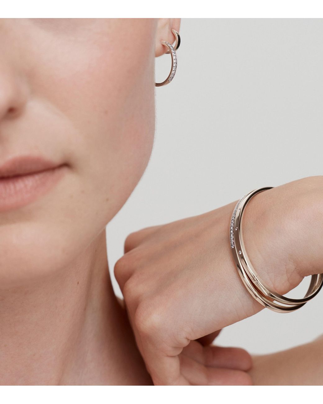 Monica Vinader Metallic Sterling Huggie Earrings