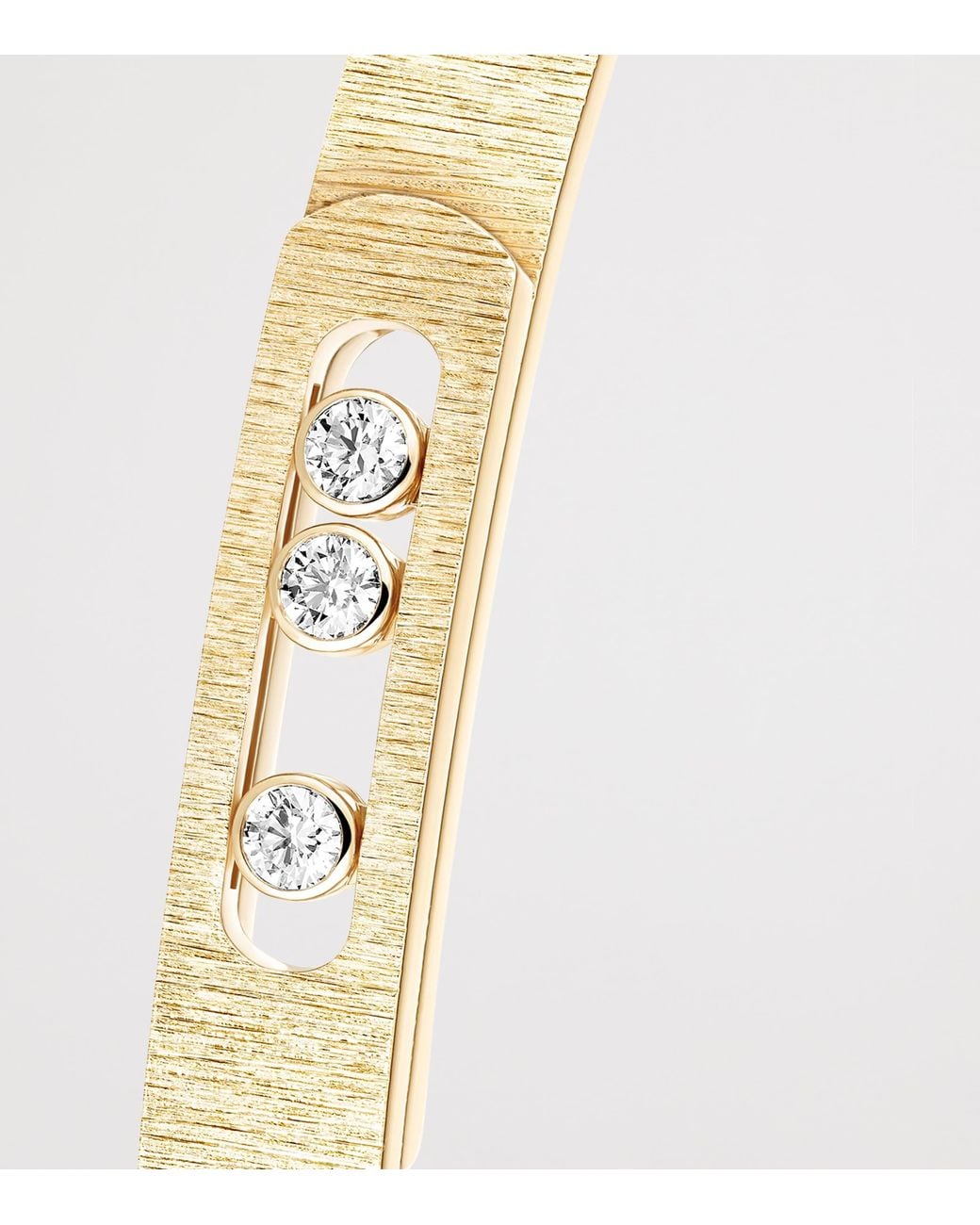 Messika Natural Move Noa Diamond And Chiselled Bangle