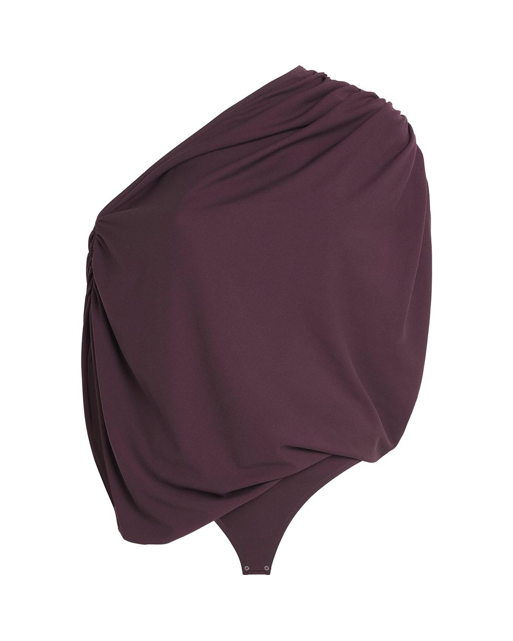 Wolford Purple Fluid Drape Bodysuit