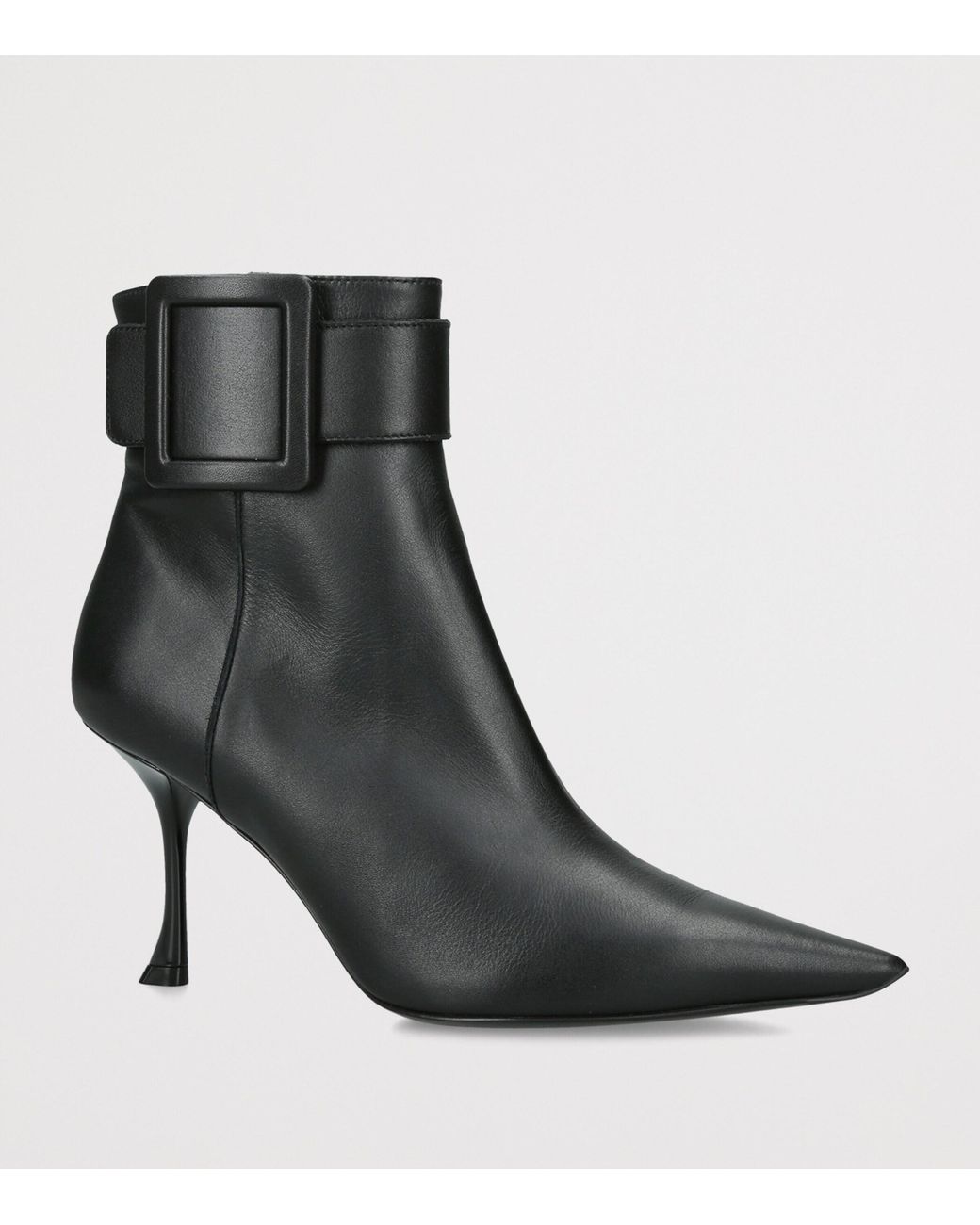 Roger Vivier Black Leather Viv'