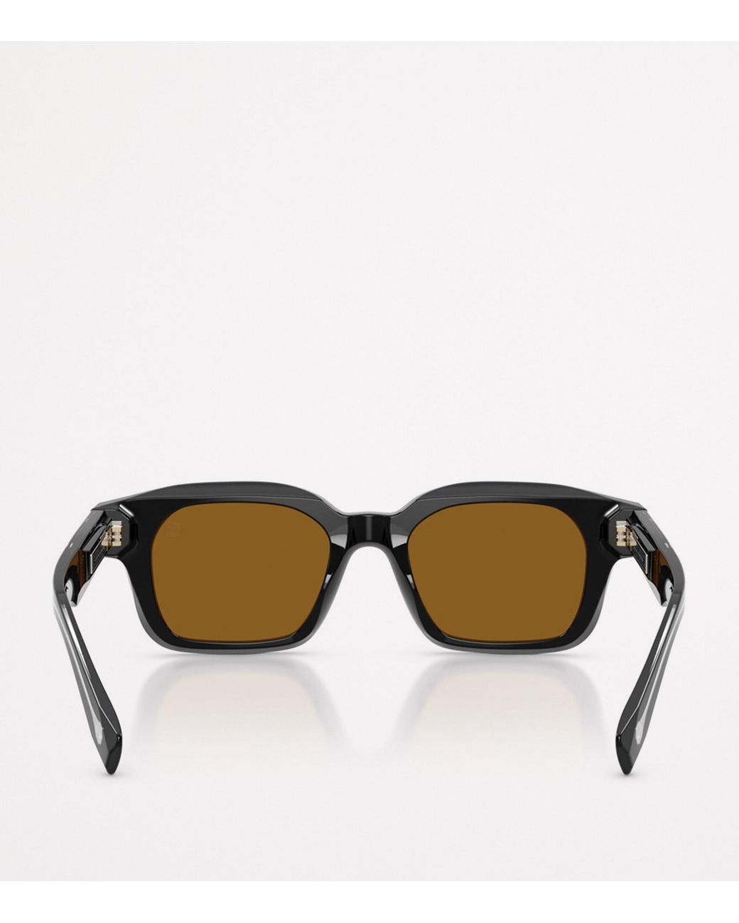 Brunello Cucinelli Brown Acetate Square Jared Sunglasses for men