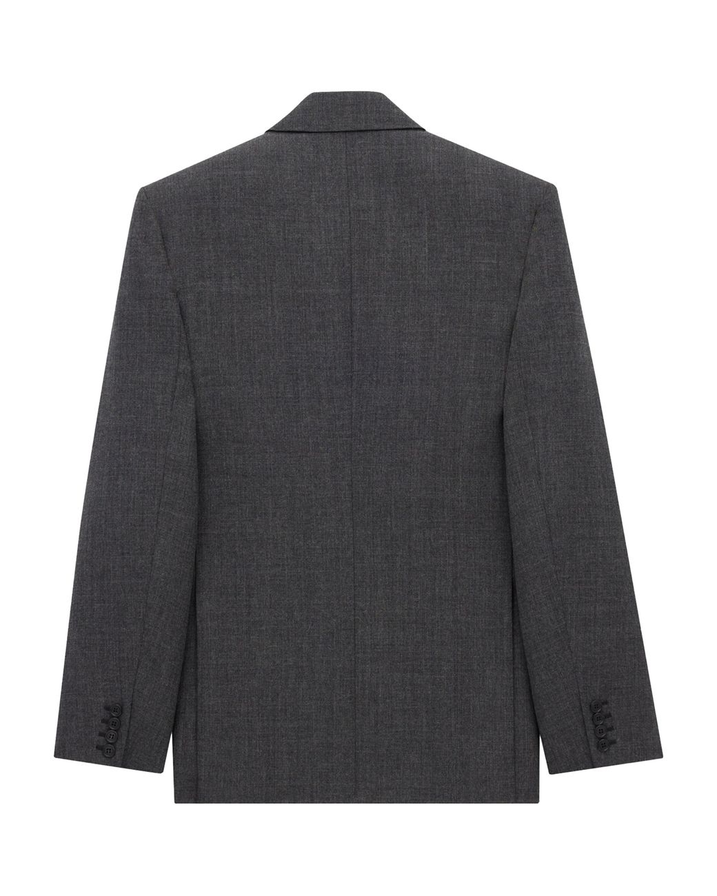 Saint Laurent Black Wool Double-Breasted Jacket for men