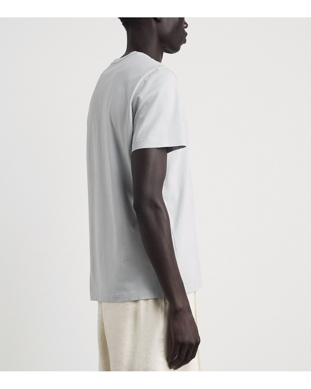 PAIGE White Pima Cotton Sorden T-Shirt for men