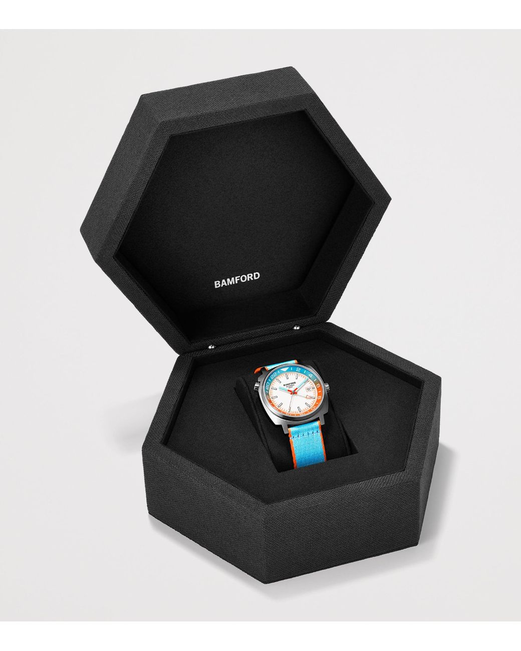 BAMFORD LONDON Blue Stainless Steel Gmt Summer -5 Watch