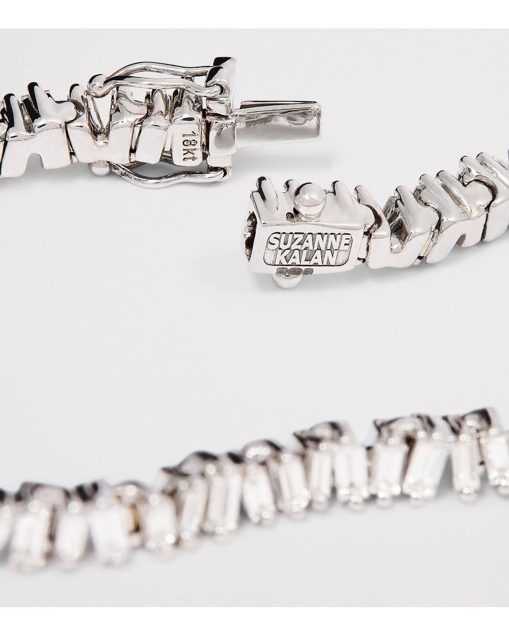 Suzanne Kalan White And Diamond Classic Tennis Bracelet