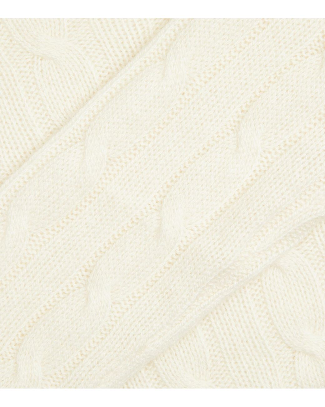 Polo Ralph Lauren White Cashmere Julianna Sweater