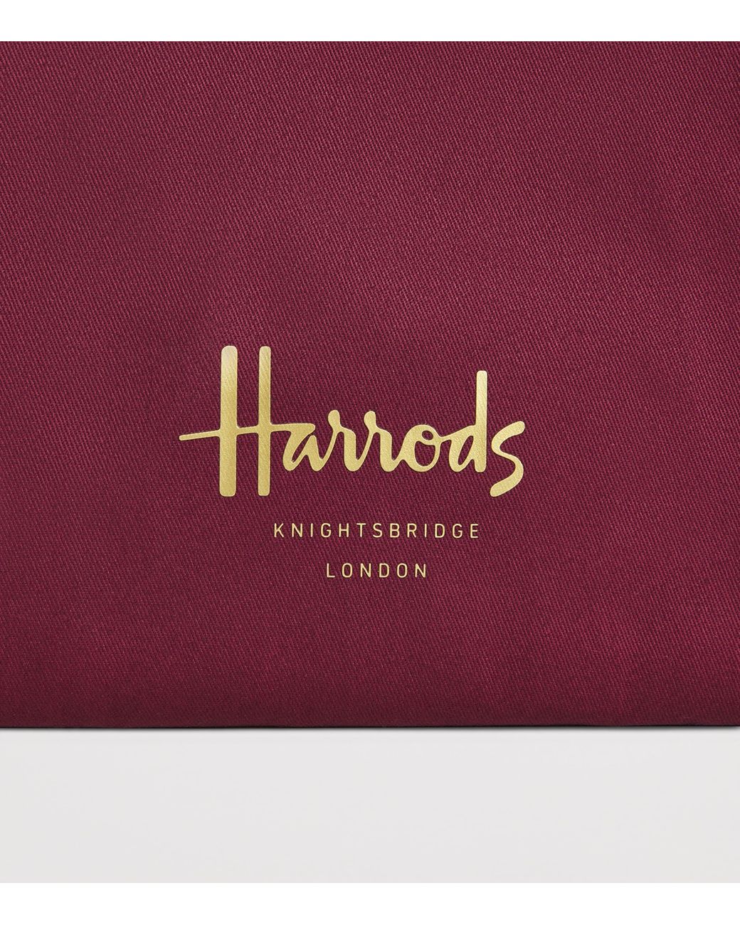 Harrods Purple Small Logo Tote Bag