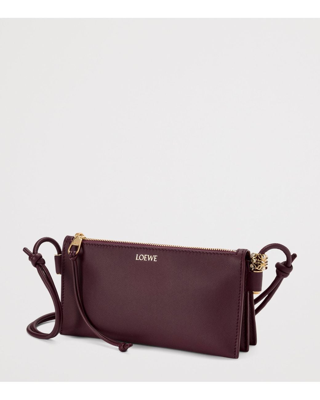 Loewe Purple Leather Joya Pouch