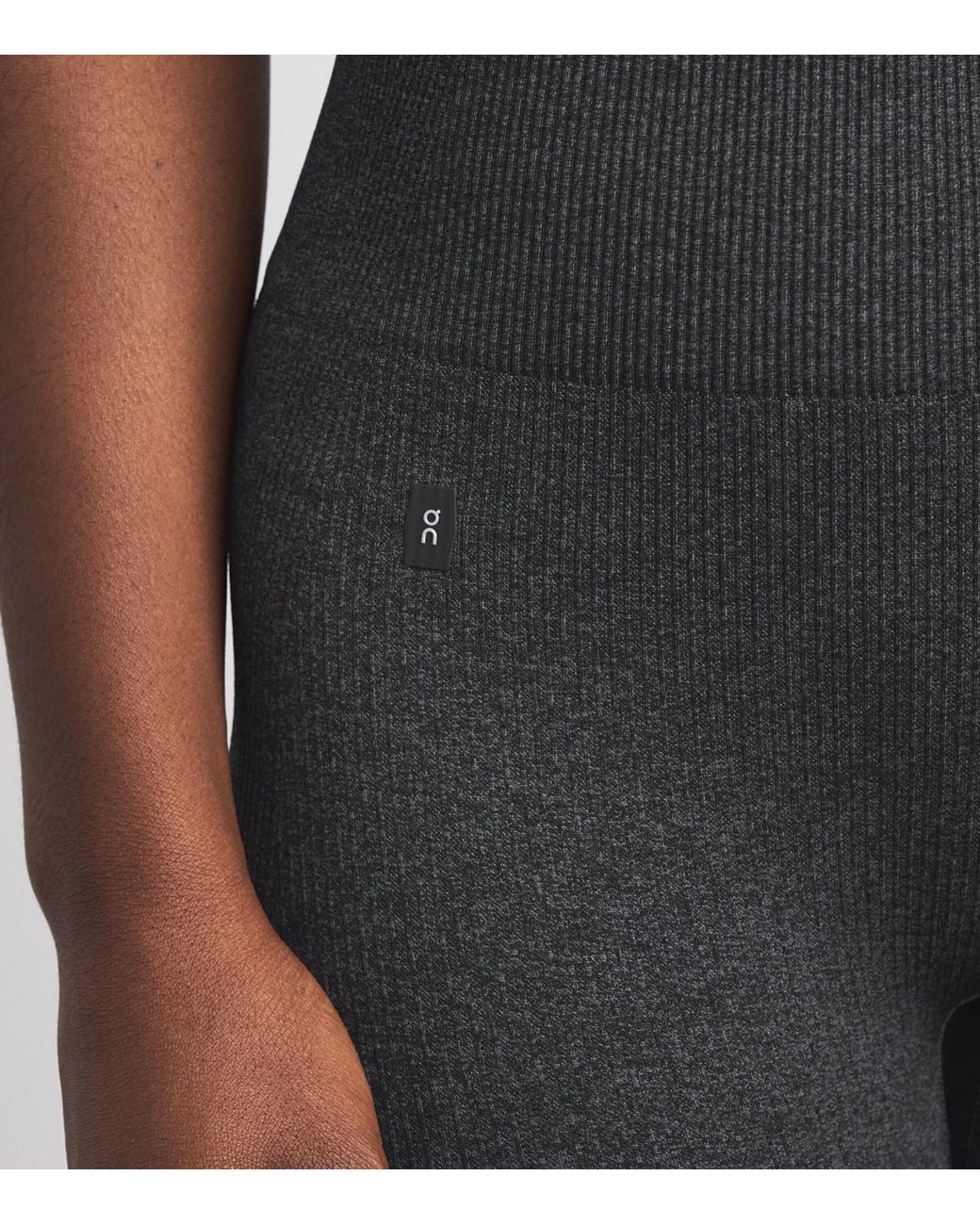 On Shoes Black Knitted Studio Leggings