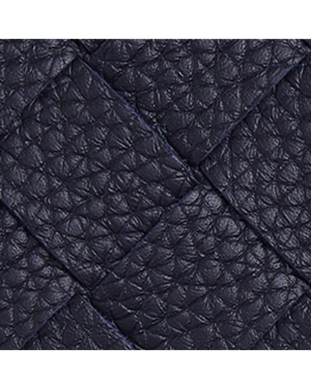 Bottega Veneta Blue Leather Intrecciato Bifold Wallet for men