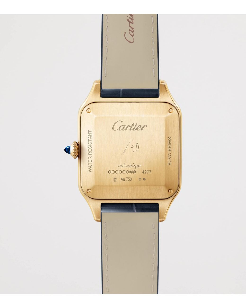 Cartier Blue Large Santos-Dumont Watch