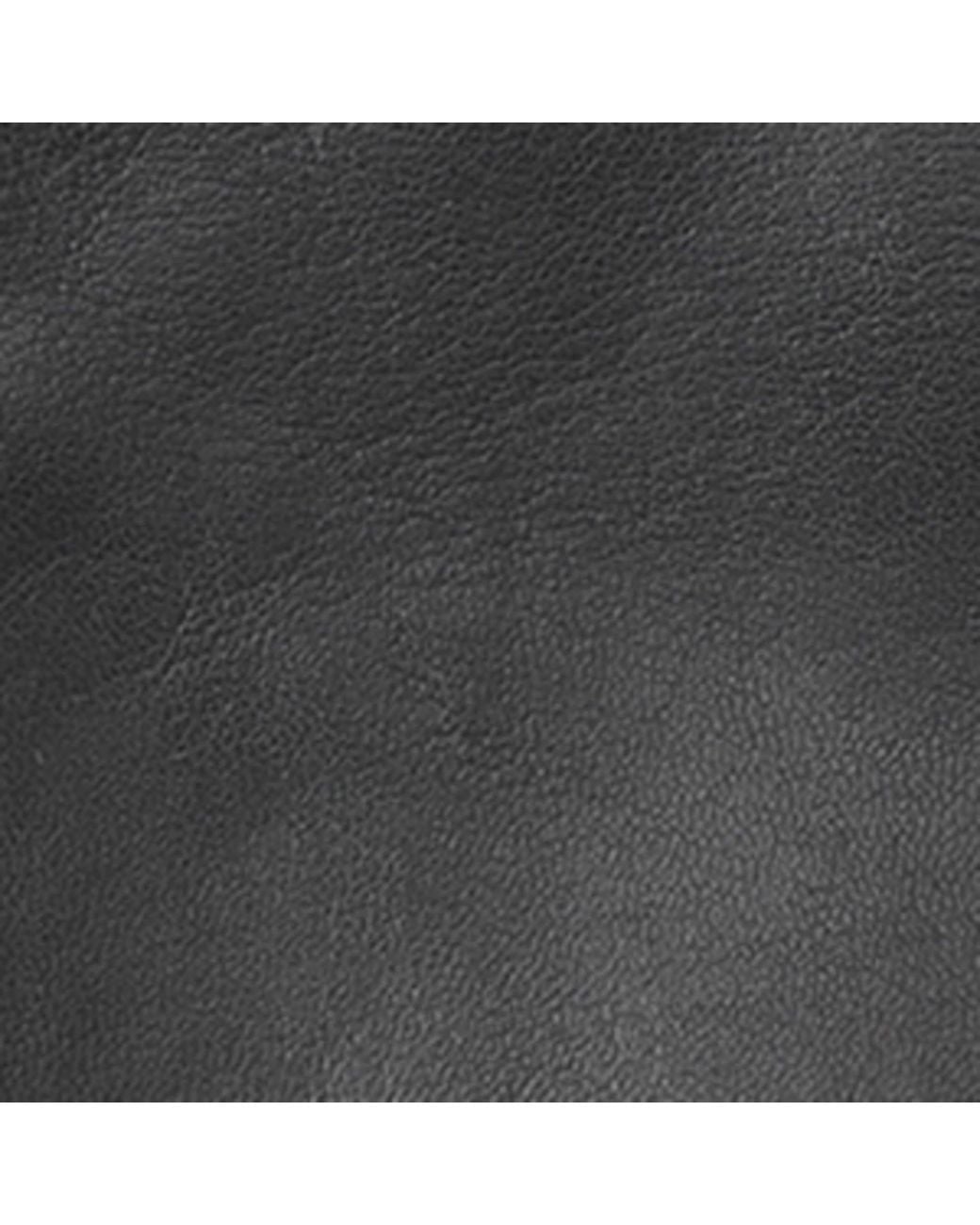 Aspinal Black Leather Cashmere-Lined Gloves