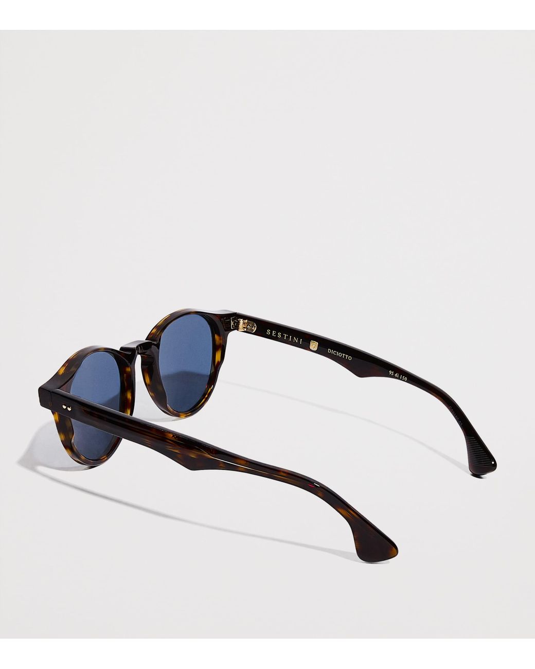 Sestini Eyewear Blue Acetate Diciotto Sunglasses for men