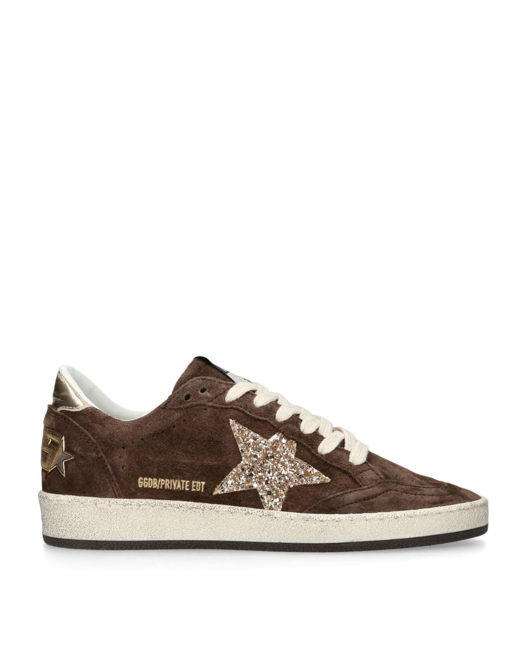 Golden Goose Deluxe Brand Brown Suede Ball Star Sneakers