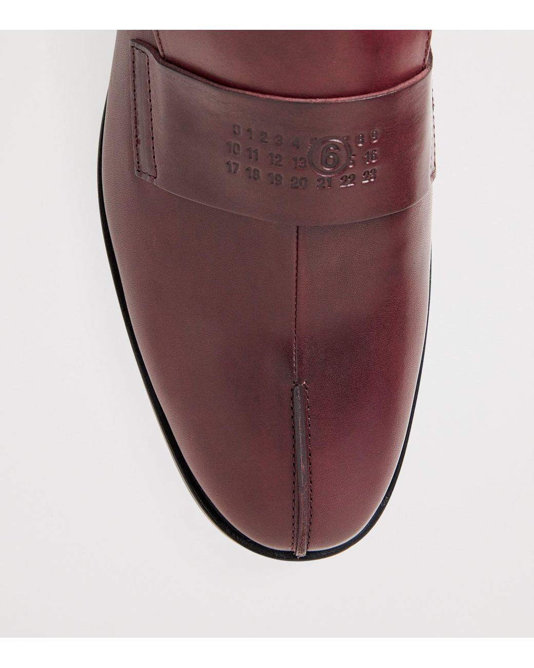 MM6 by Maison Margiela Brown Leather Slip-On Loafers for men