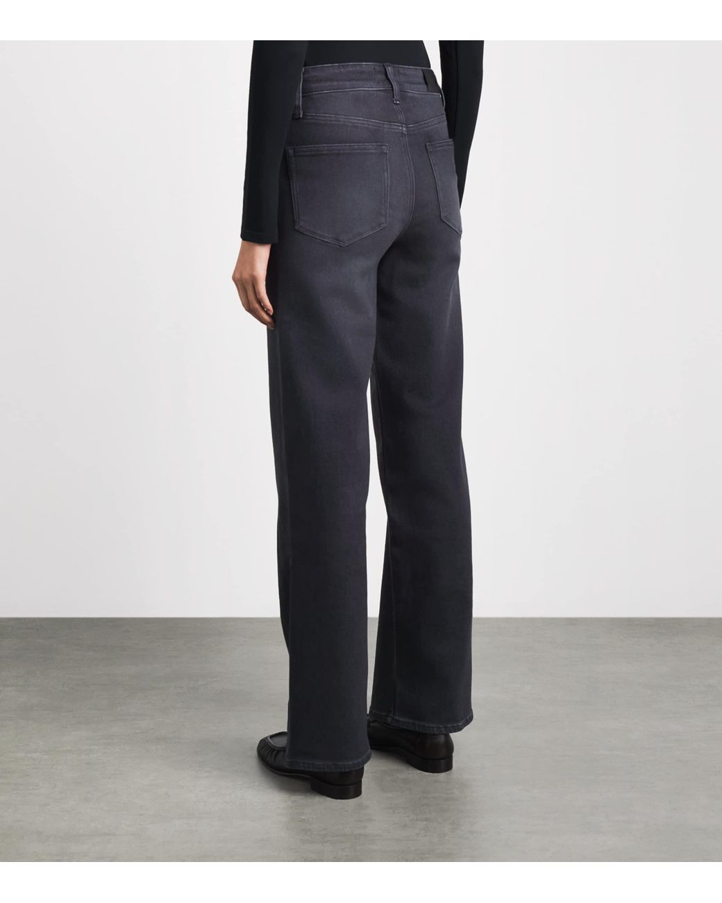 PAIGE Blue Tatum Wide-Leg Jeans