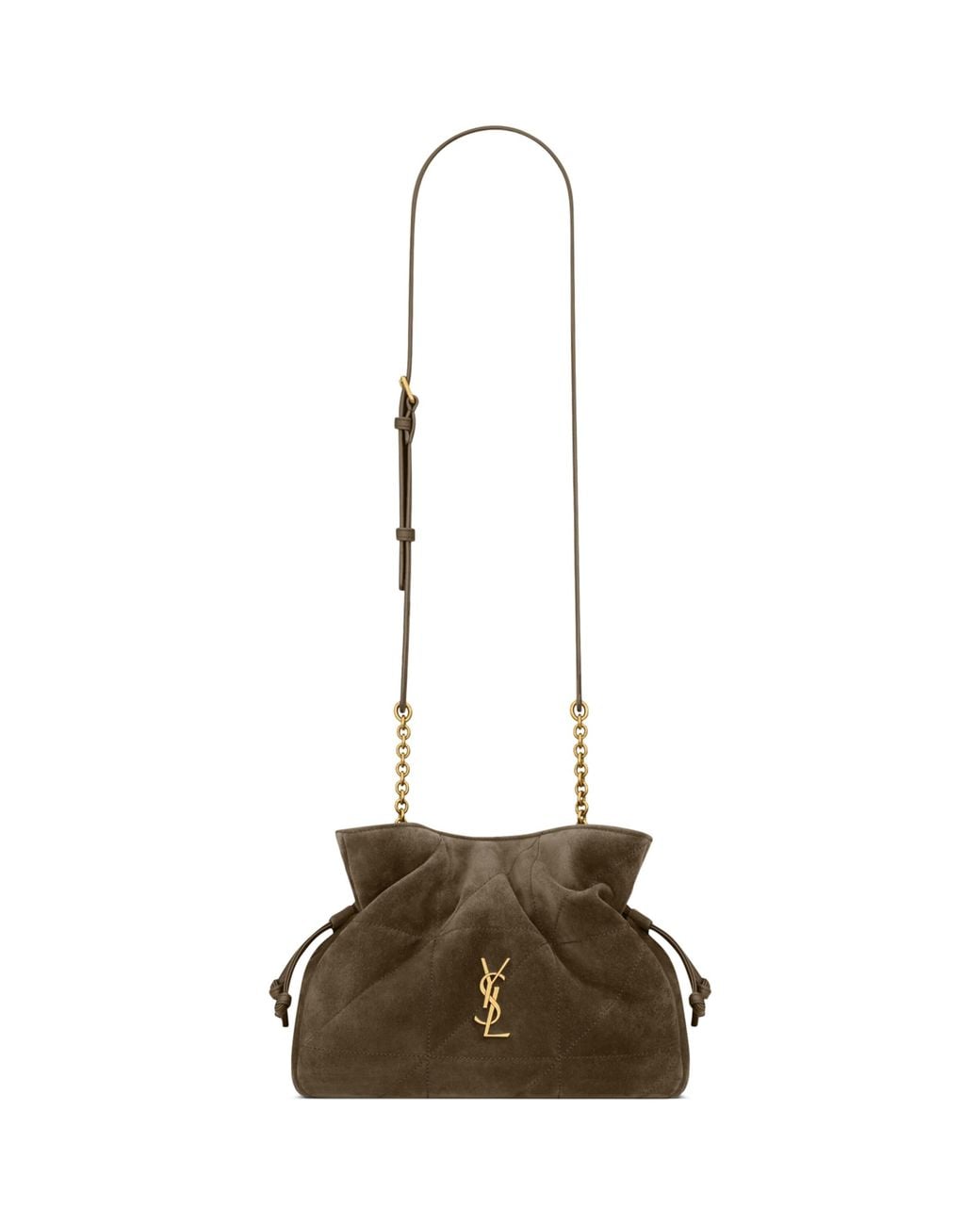 Saint Laurent Natural Suede Jamie Shoulder Bag