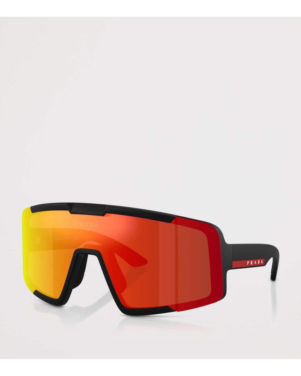 Prada Linea Rossa Orange Injected Pr B07S Sunglasses for men