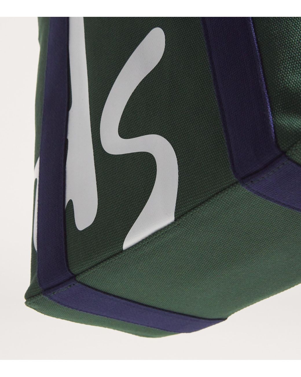 Harrods Green Mini Cotton Logo Tote Bag