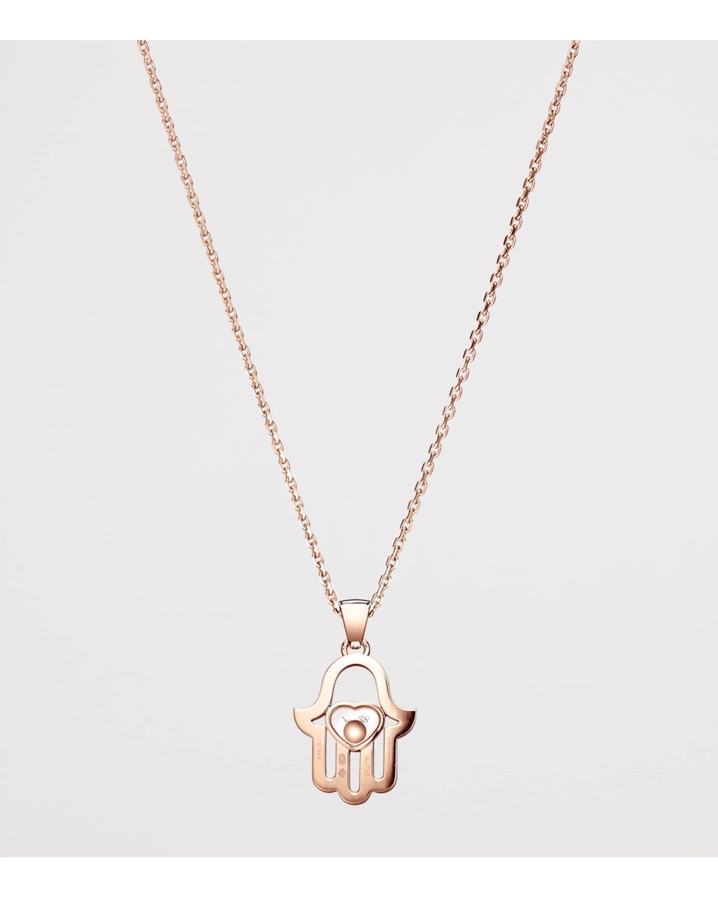 Chopard Metallic And Diamond Good Luck Necklace